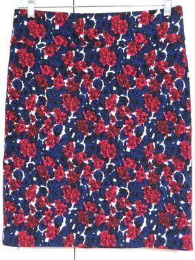 New! Margaret M Pull-On Memory Stretch Floral Skirt Size Large
